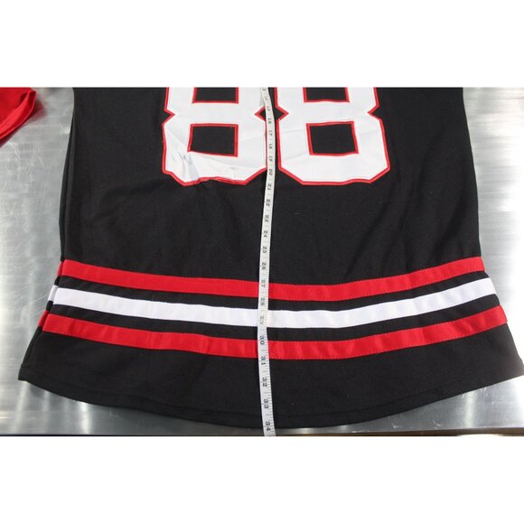 Reebok CCM Jersey V-Neck Pullover Chicago Blackhawks Kane #88 Size 54 Black PO18 - Picture 5 of 9